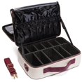thumbnail image 1 of Estuche de viaje para maquillaje LACATTURA, de piel, color blanco, 1 of 6