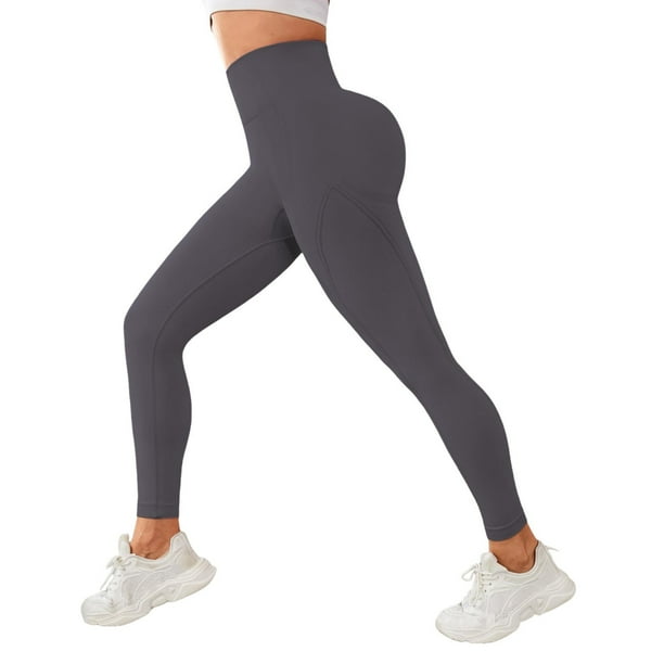 Leggings sin costuras para mujer Amplify - Leggings deportivos de cintura alta que realzan el trasero, diseño fruncido, absorben la humedad, tallas S-L