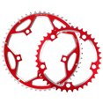 thumbnail image 2 of Plato de bicicleta de carretera aleación de Aluminio 130BCD rojo Sunnimix, 2 of 6