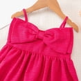 thumbnail image 5 of Gibobby Toddler Girl Dress Little Girls Short Sleeve Dresses 12 18 24 Months 2T 3T 4T 5T Summer Casual Skater Swing Twirly Sundress(3-4 Years,Hot Pink), 5 of 9