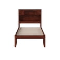 thumbnail image 3 of Leo & Lacey Solid Wood Twin Platform with USB Charging Station in Walnut, 3 of 5
