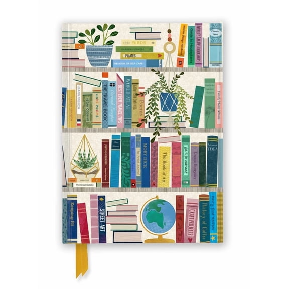 Flame Tree Notebooks Georgia Breeze: Bookshelves (Foiled Journal), (Hardcover)