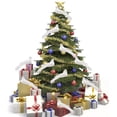 thumbnail image 3 of 12 piezas decorativas palomas falsas pájaros blancos con clip adorno de árbol de Navidad, 3 of 5