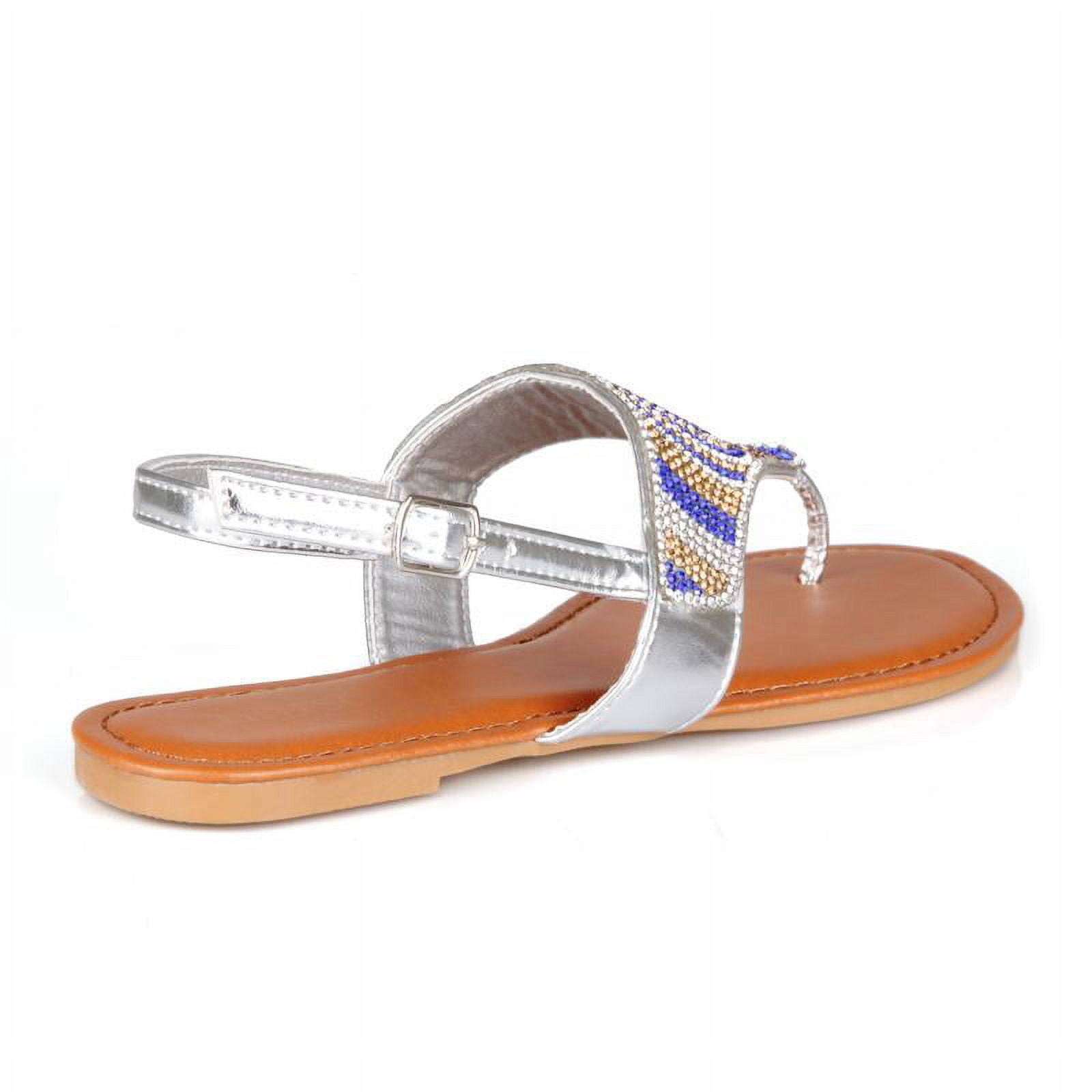 Hotsoles Women's Multi-Color Rhinestone Thong Sandals