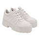 thumbnail image 2 of Tenis de Mujer Plataforma color Costura M Blanco A&P Shoes M, 2 of 2