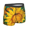 thumbnail image 2 of Rateoe Vibrant Sunflower Painting Mens Boxer Briefs Poly Spandex Performance Boxer Briefs Underwear Hem Boxer Briefs - XX-Large, 2 of 8