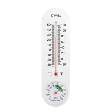 GEKUPEM Wall Thermometer Indoor Outdoor Mount Garden Greenhouse Home Humidity Meter- D3A7