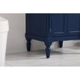thumbnail image 5 of Elegant Decor Lexington 24" Solid Wood Single Bathroom Vanity in Blue, 5 of 8