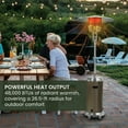thumbnail image 4 of Hanover 7 ft 48,000 BTU Propane Patio Heater HAN002BRSS, 4 of 15