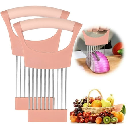 

Clearance! Aoorsake Kitchen Utensils Set Stainless Onion Holder For Slicing Onion Slicer Holder Onion Cutter For Slicing Of Onions Tomatoes Eggs And Other Vegetables Kitchen Utensils，Vegetable Chopper