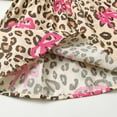 thumbnail image 5 of TAIAOJING Toddler Girls Short Sleeve Holiday Leopard Print Dress Dance Party Dresses Boho Beach Casual Birthday Sundress Birthday 12-18M, 5 of 5