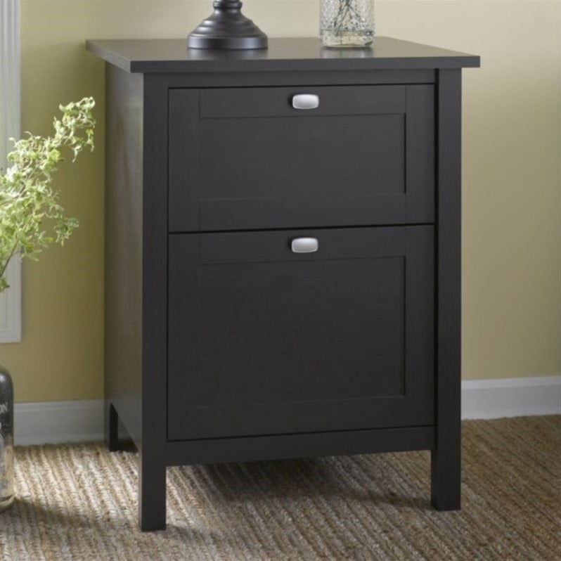 Bush Furniture Broadview 2 Drawer File Cabinet In Espresso Oak Walmart Canada