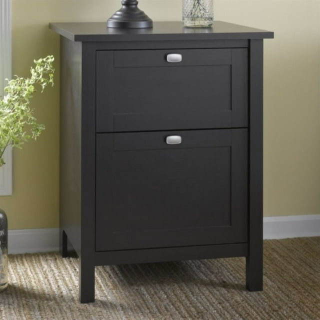 Bush Furniture Broadview 2 Drawer File Cabinet in Espresso Oak