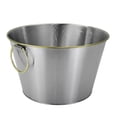 thumbnail image 3 of Better Homes & Gardens Stainless Steel Hammered Round Tub, 15 in, 3 of 7