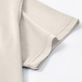 thumbnail image 3 of DayScoop Big & Tall T-Shirt for Men Summer T Shirt Solid Color Casual Fashion Breathable Short Sleeve Button Down Collar Polyester Tops Plus Size, 3 of 5