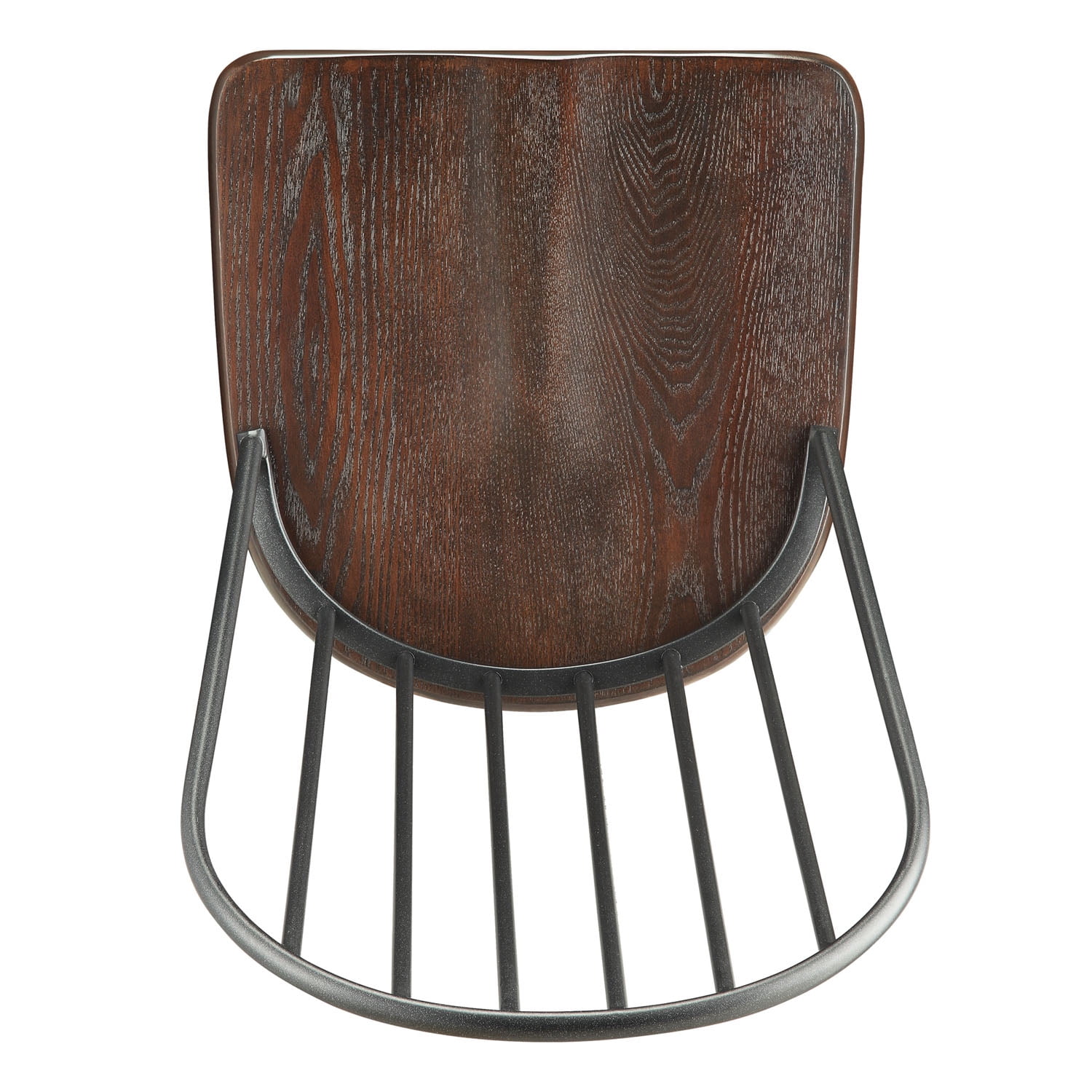 Weston Home Jameson Two-Tone Windsor Chairs, Set of 4, Black and Oak