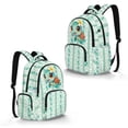 thumbnail image 2 of DISNIMO 17" School Backpacks for Kids Teen Girls Sea Turtle Paw Print Lightweight Durable Bookbag with Multiple Pockets, Back to School Supplies, 2 of 7