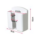 thumbnail image 1 of BESHOM - Soporte universal para control remoto de aire acondicionado, color blanco, para montar en la pared, 1 of 1