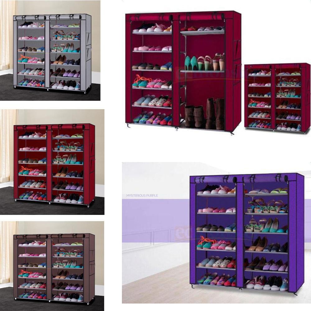 Shoe Rack Shelf Storage Closet Organizer Cabinet 6 Layer Bedroom Storage Holder 