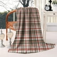 thumbnail image 2 of Red and Green Christmas Plaid Pattern Blanket,Comfortable Soft Flannel Throw Blanket,All Season,Warm Lightweight Blankets for Sofa Bed Couch Living Room Chair,50"x60", 2 of 4