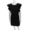 Pre-owned|Laundry by Shelli Segal Womens Cap Sleeve Dress Black Size 2