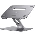 thumbnail image 1 of brocoon Adjustable MacBook Stand for Desk, Ergonomic Aluminum Laptop Riser with Heat-Vent, Compatible for 10-17" Laptops, 1 of 1