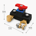 thumbnail image 3 of Ohmyroo Car Battery Disconnect Switch Power Cut Device For Vehicle, 3 of 7