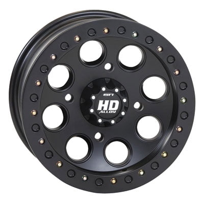 4/110 STI HD4 Alloy Wheel 12x7 2.0 5.0 Gloss Black for Suzuki Eiger 400 4x4 Automatic 2002-2007 