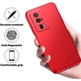 thumbnail image 2 of Case Compatible with Poco F5 Pro Case Shockproof, Ultra Thin Xiaomi Poco F5 Pro Case Matte Hard PC Phone Case Shockproof Anti-Scratch Protective Cases (Red), 2 of 14