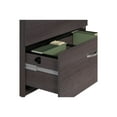 thumbnail image 3 of Bush Business Furniture FTR005SGSU 2 Drawer Lateral File Cabinet Folding Training Tables, Storm Gray, 3 of 5