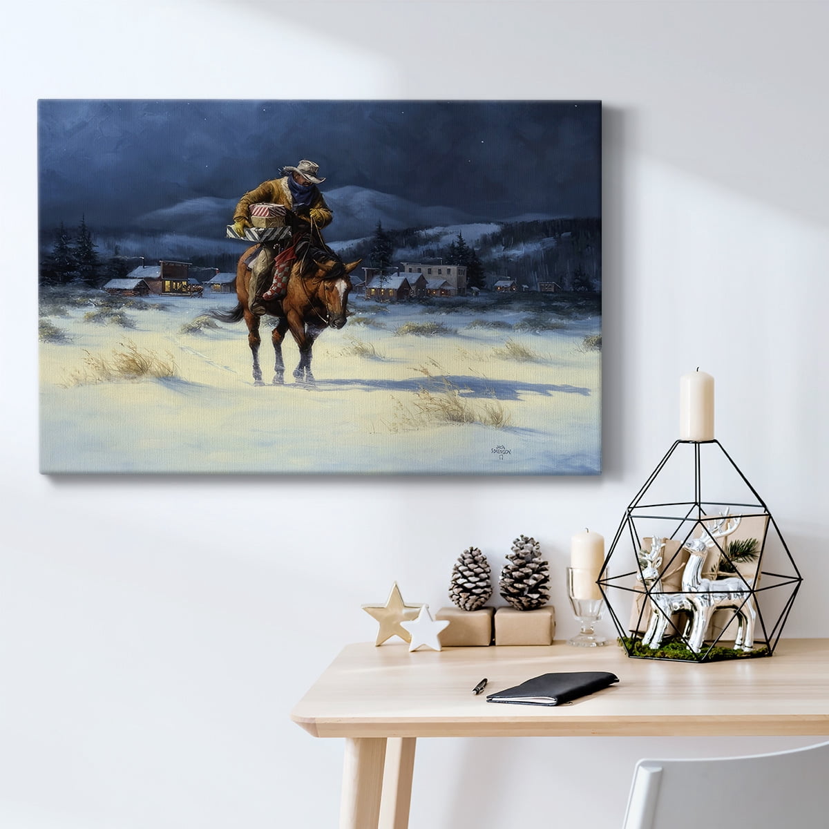 Bringing Christmas Home- Gallery Wrapped Canvas