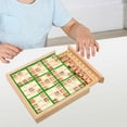 thumbnail image 6 of yotijay Wooden Sudoku Board Game English Manual Game Lightweight Montessori Green, 6 of 9