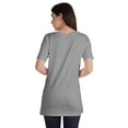 thumbnail image 3 of Inkmeso Plain Basic Tshirt Long Length Tee Short Sleeve Workout Top For Women, 3 of 9