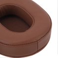 thumbnail image 3 of Coussinets d'oreille en cuir de mouton pour casque ATH MSR7 M50xM50xBT M50RD M40X M30x M20x SX1, marron, 3 of 4
