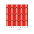 thumbnail image 5 of Rwraps Roofing Tile Red Gloss Vinyl Film Wrap 59in x 30ft Vinyl Vehicle Car Film Sheet Roll, 5 of 9