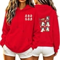 thumbnail image 2 of Hurxie Sweatshirt Hoodies Halloween for Women Graphic Pullover Top Red,M, 2 of 7