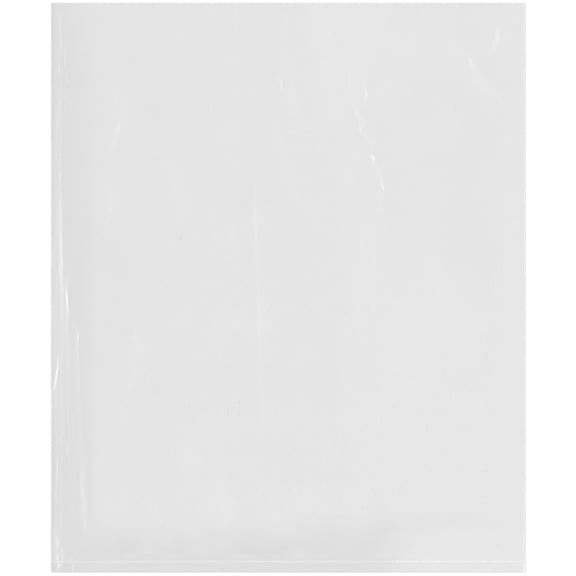 Plymor 10" x 12" (Pack of 100), 1.5 Mil Flat Open Clear Plastic Poly Bags