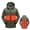 Army Green, variant on Outdoor USB Heating Jacket Men Winter Thermal Coat Windproof Hiking Apparel, Black 4XL