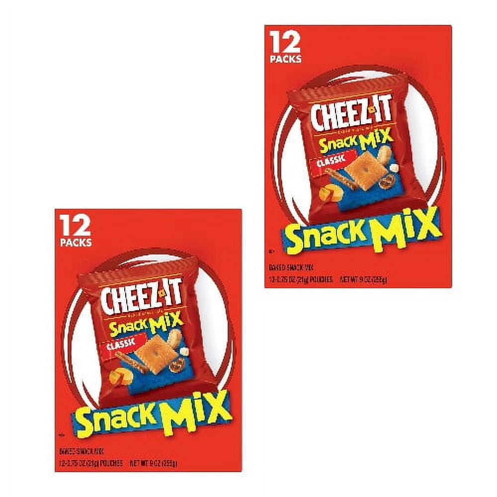 ( 2 Pack ) Cheez-It Snack Mix, Baked, Classic, 12 Pack