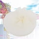 thumbnail image 5 of Sombrero Flor Cintas de malla Plumas en una diadema y un clip Ropa para la cabeza de fiesta Sombrero de copa (Beige), 5 of 9