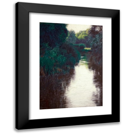 Wilhelm Bernatzik 11x14 Black Modern Framed Museum Art Print Titled - Weiher Dating (1900)