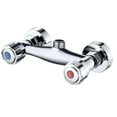 thumbnail image 2 of WinWay Easily installed Wall Mounted Chrome Finished Dual Control Shower Faucet,, 2 of 7