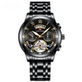 thumbnail image 2 of Reloj multifunción de acero inoxidable con tourbillon para hombre, reloj de moda resistente al agua con luz nocturna para hombre, reloj de acero para hombre, 2 of 5