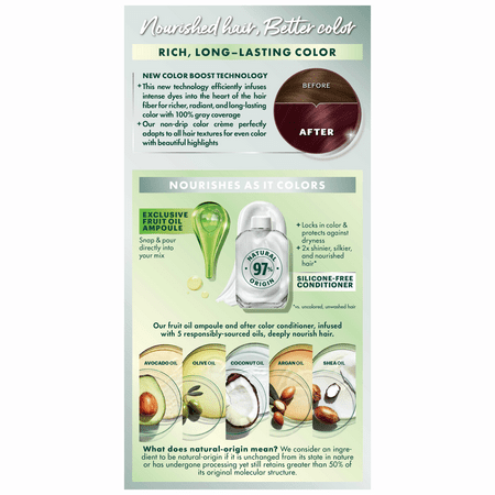 Garnier Nutrisse Nourishing Hair Color Creme, 56 Medium Reddish Brown
