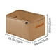 thumbnail image 3 of Caja de almacenamiento grande con estructura de acero | Cesta organizadora plegable de tela no tejida gruesa para ropa, juguetes y artículos esenciales para el dormitorio | Varios tamaños disponibles, 3 of 6