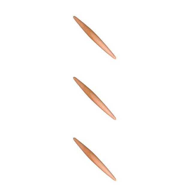 Naiovety Rodillo de madera fácil de limpiar - Antiadherente Resistente a los arañazos No tóxico Asequible Fondant Cake Paste Ecológico 32 * Type1 NO1