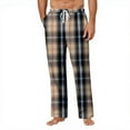 thumbnail image 2 of Mens Pajama Pants Plain Sleep Lounge Pant Casual Sleepwear Pants PJ Bottoms Jogger Trousers with Pockets and Drawstring, 2 of 6
