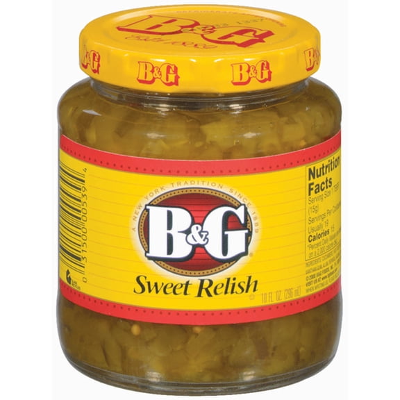 B&G Sweet Relish 10 Oz Jar