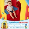 thumbnail image 5 of COCLUB Playhouse for Kids Indoor EVA Foam, with Kitchen Playset Playroom Toys for Toddlers 2-4, Indoor Playground for Boys and Girls, Red, Blue and Yellow, 5 of 9