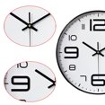 thumbnail image 3 of Reloj de pared analógico silencioso con pilas para aula, escuela, oficina, dormitorio, cocina, sala de estar, decoración, 3 of 6